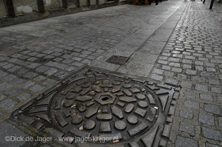 Parijs, expo, sfeer, straatbeeld