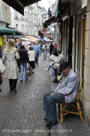 Parijs, expo, sfeer, straatbeeld